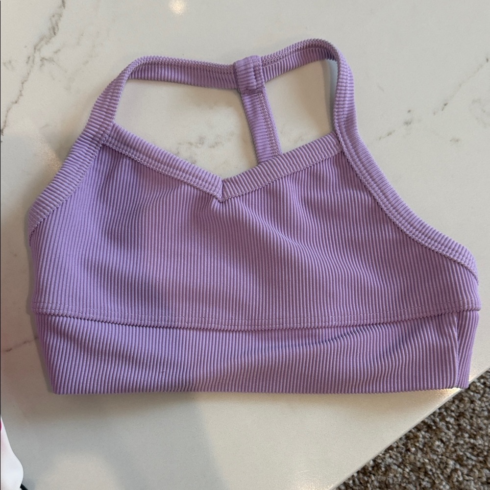 Lilac Dance Crop Top - Kids Costume Dance